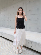 Dotted Cotton Maxi Dress