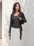 Tank and Tail Cardigan Set