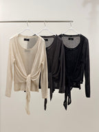 Tank and Tail Cardigan Set