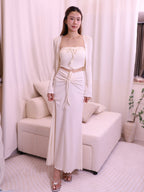 Off Shoulder Cotton 3 Set