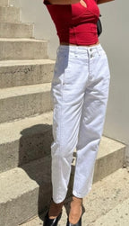 No. 439 White Denim Jeans