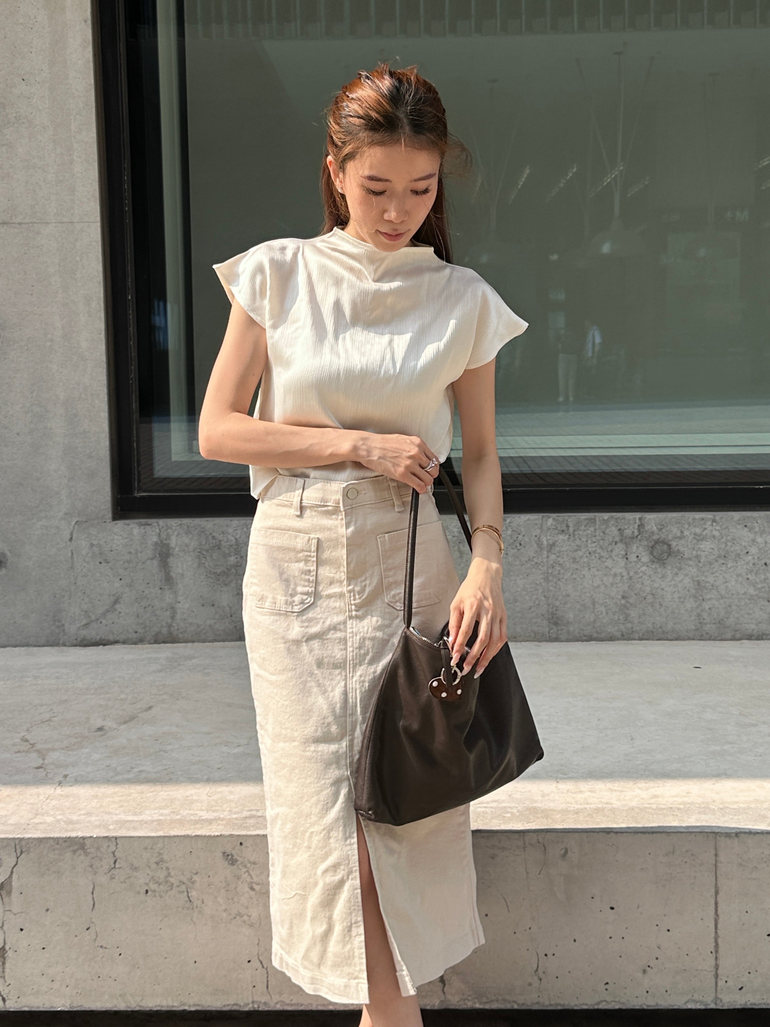 Silky Bling French T Top