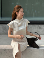 Silky Bling French T Top