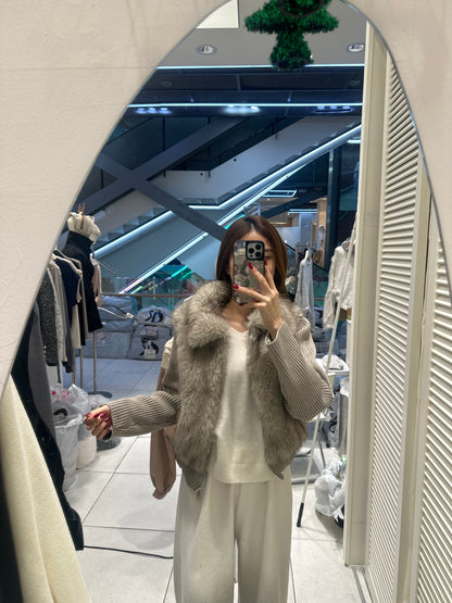 Fluffy Fur Jacket (removable sleeves)