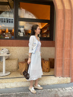 Whole Lace Midi Skirt