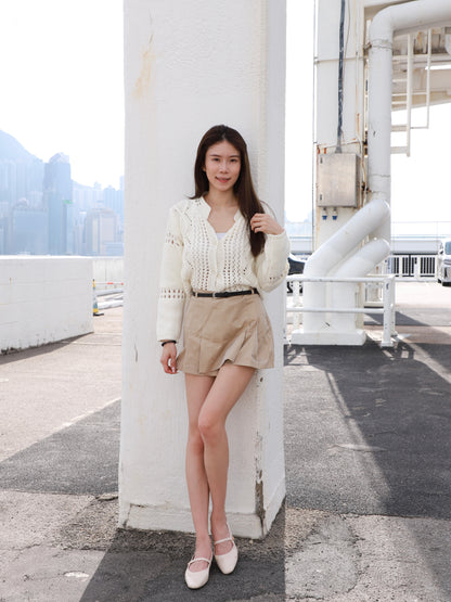 Pure Cotton Knitted Cardigan