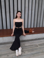 Off Shoulder Cotton 3 Set