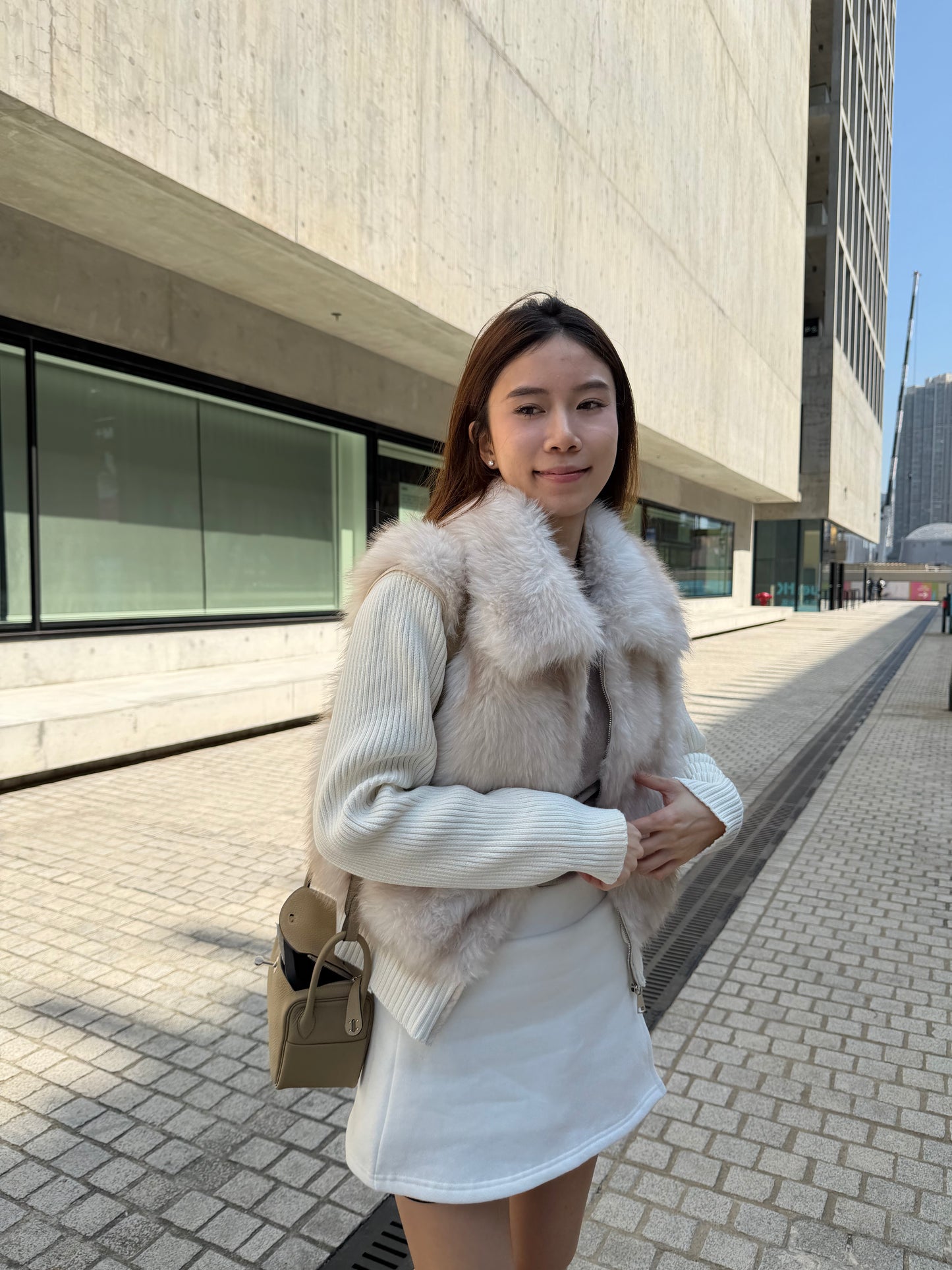 Fluffy Fur Jacket (removable sleeves)