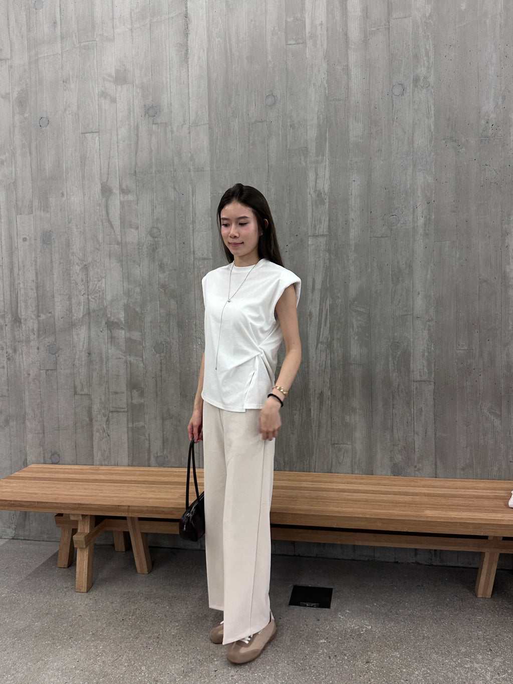 Flexible Tied Chiffon Pants