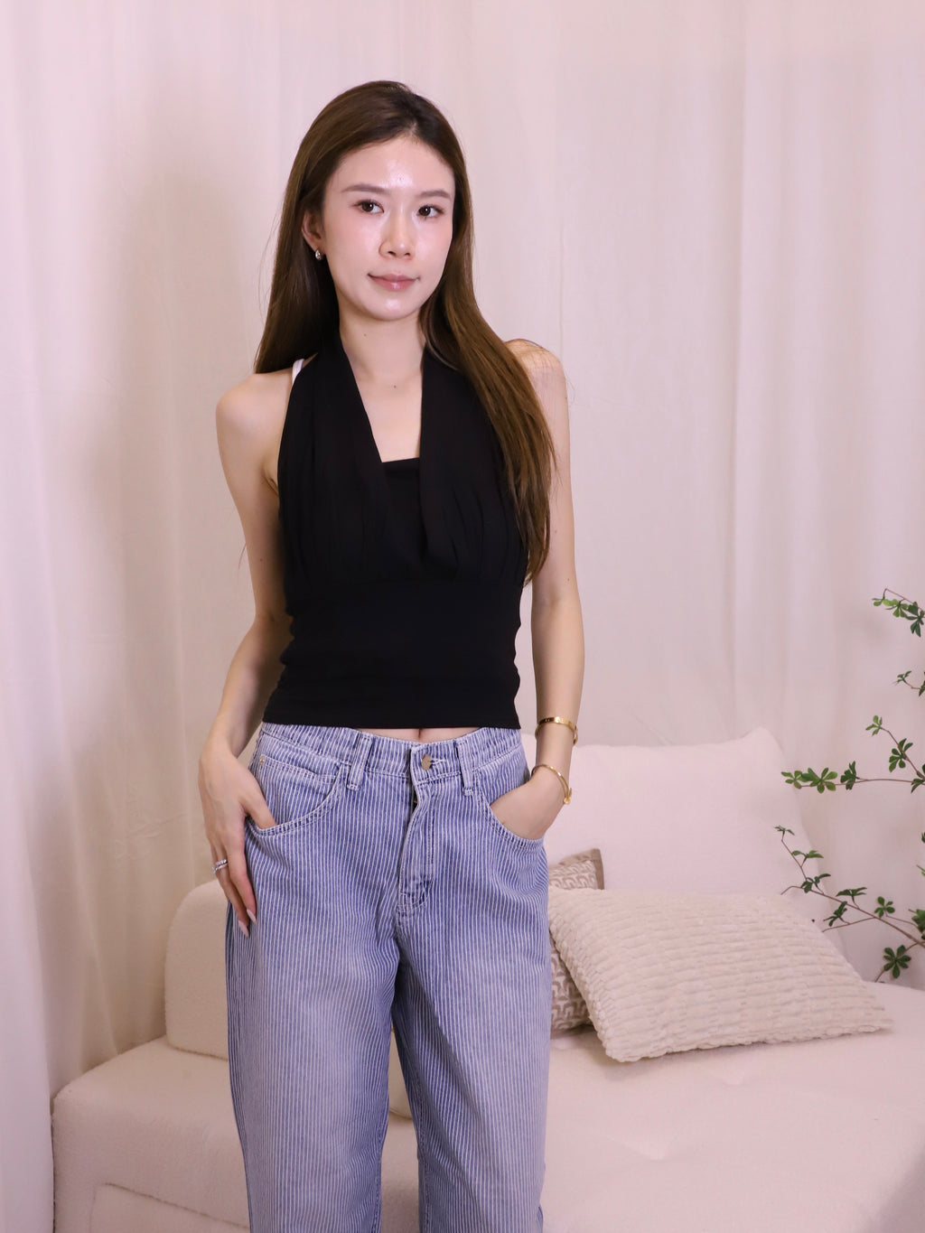 Cotton Cross Tank Top