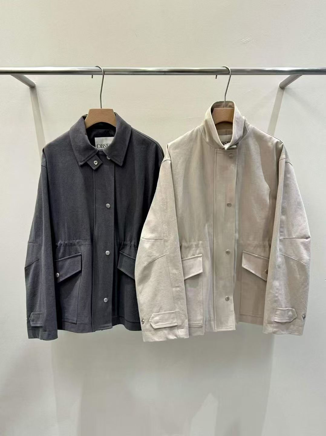 Drawstring Field Jacket