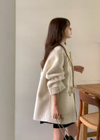 Simple Duffle Collar Jacket