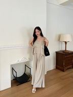 Chiffon Slit Pants