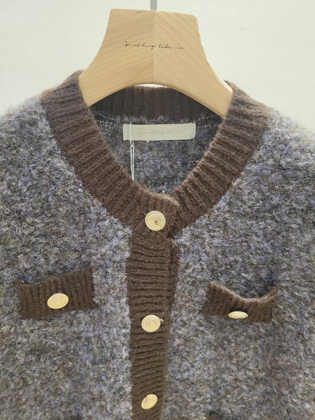 Tweed Knitted Vest