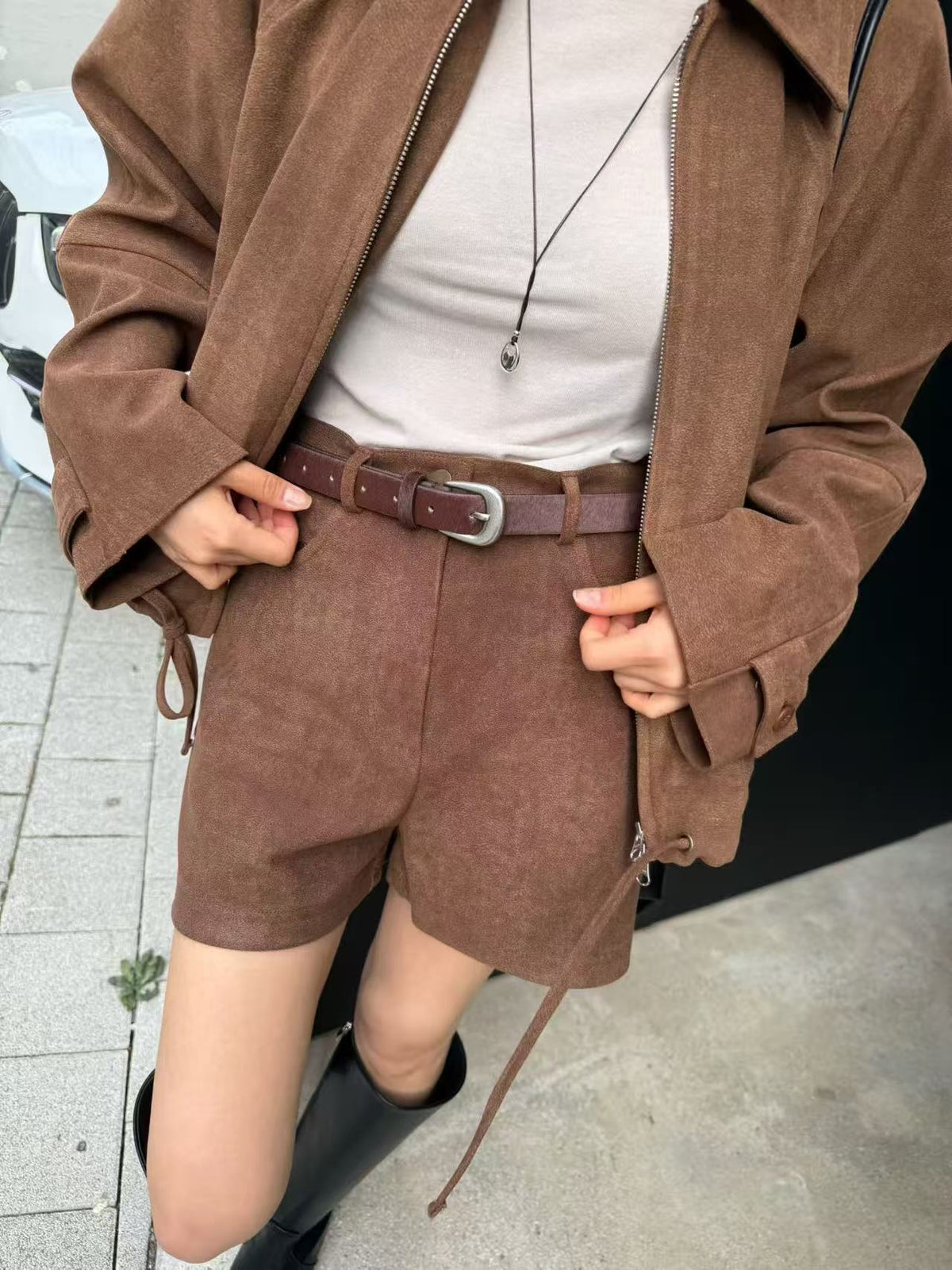 Collar Short Jacket