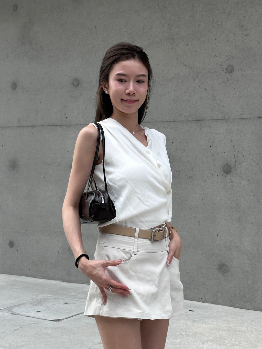 Knitted Buttom Up Vest