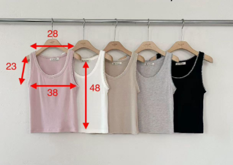 Outline Cotton Tank Top