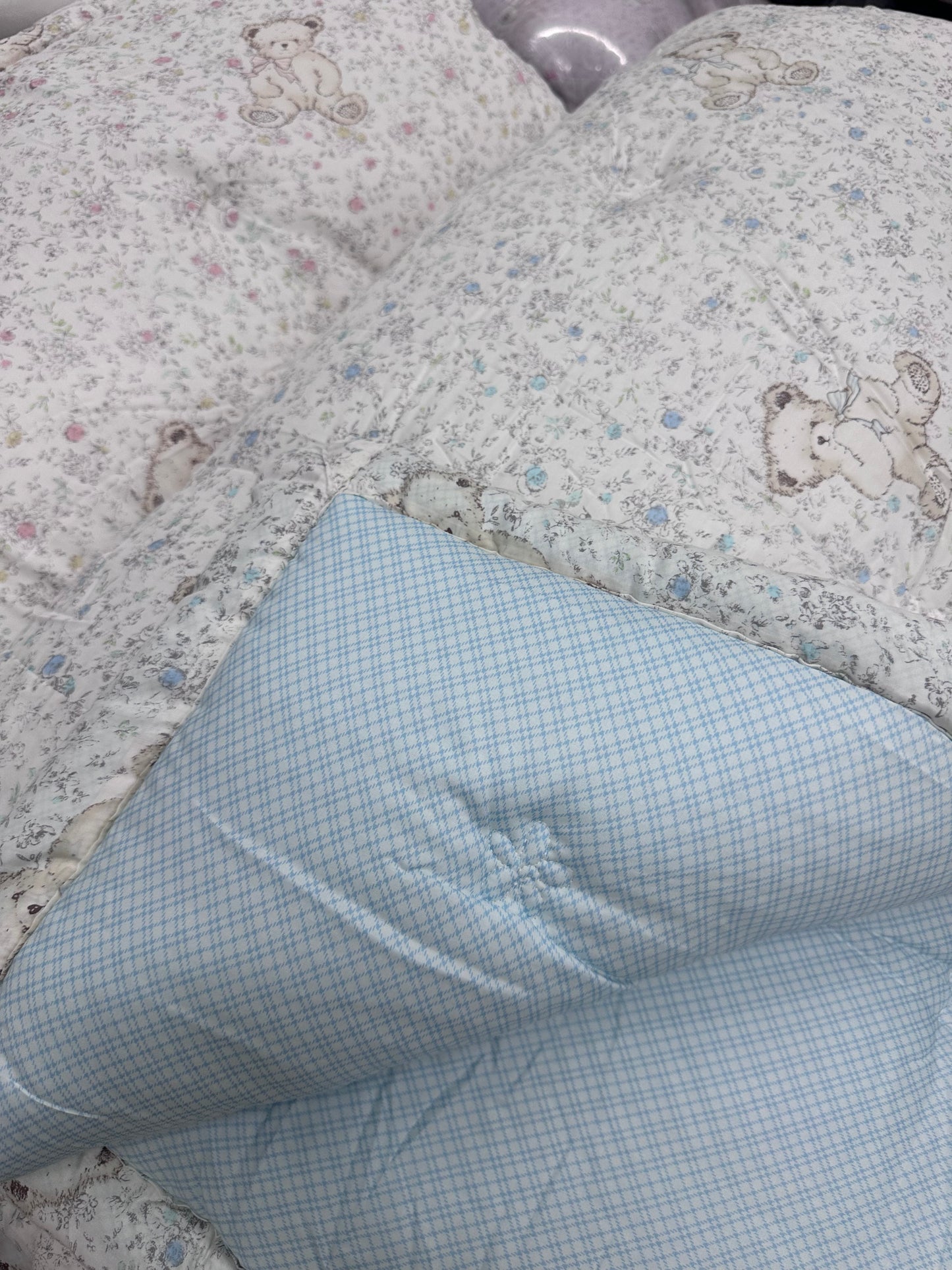 韓國天絲棉被大熊仔花花款