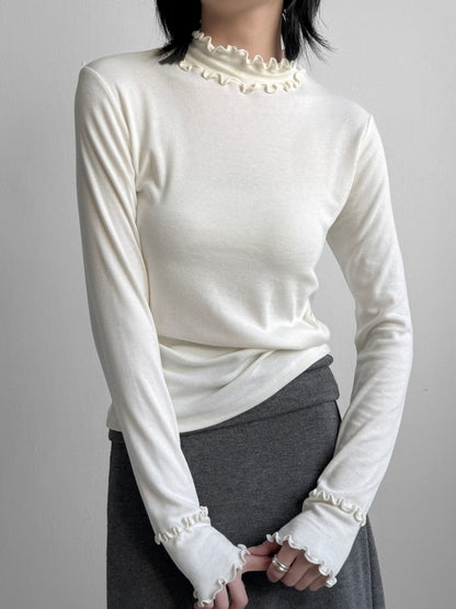 Double Ruffles Base Top