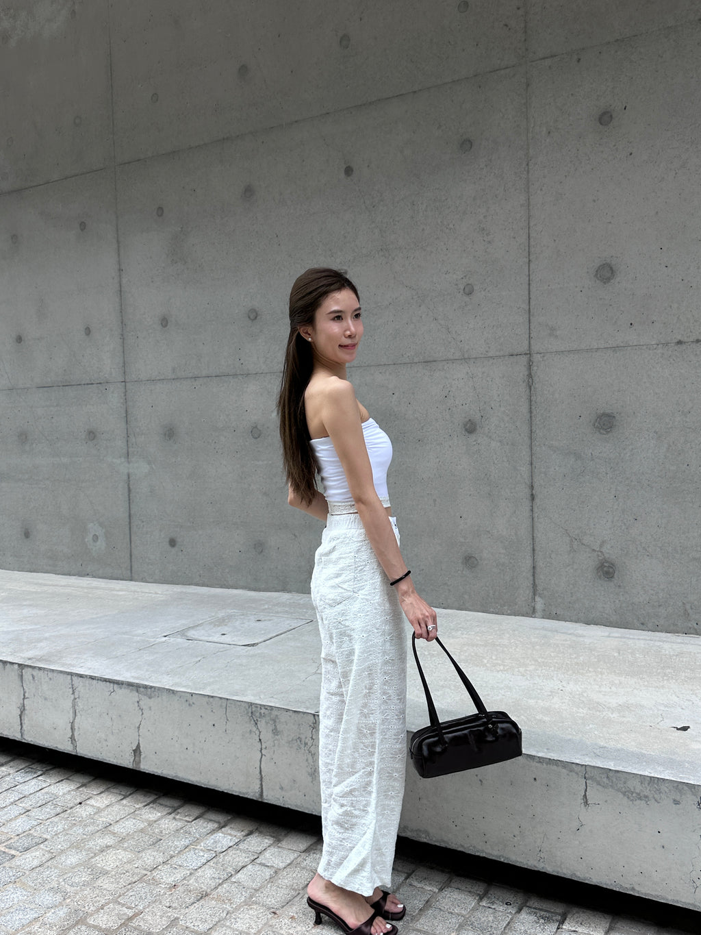 Whole Lace Flexible Pants