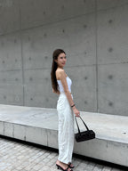 Whole Lace Flexible Pants