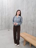 Removable V Neck Sweatshirt