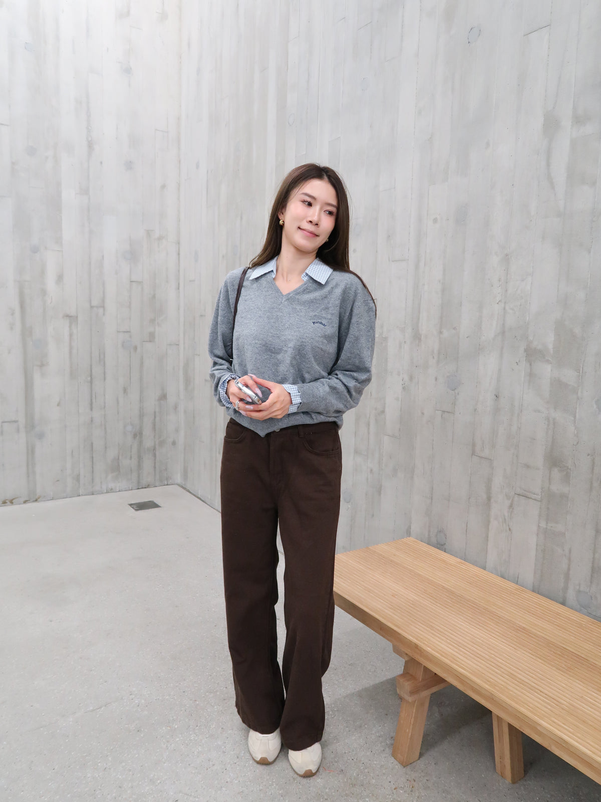 Removable V Neck Sweatshirt