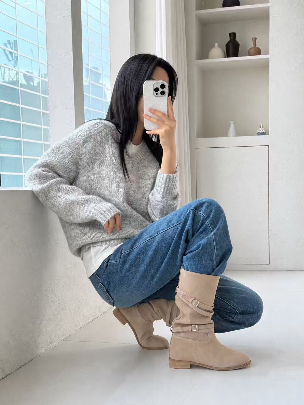Buckle Slouchy Boots