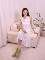 Silk & Chiffon Grand Maxi Dress