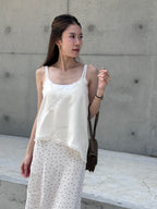 Lace Slide Cut Tank Top
