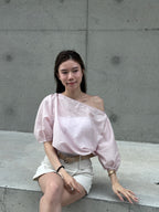 Puffy Style Cropped T Top