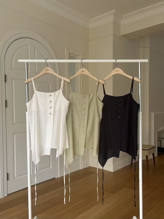 Linen Tank Top with belt
