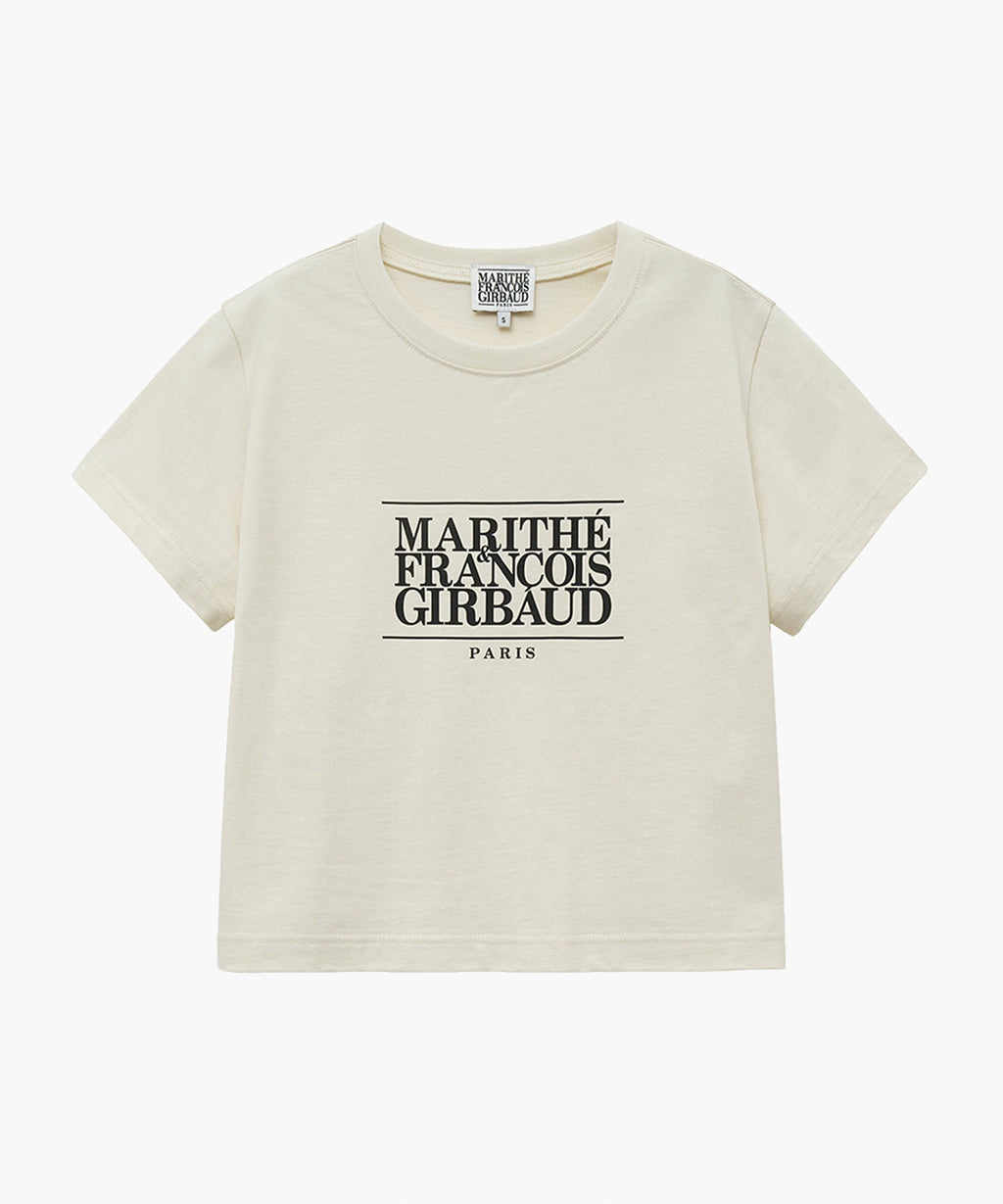 W CLASSIC LOGO CROP TEE