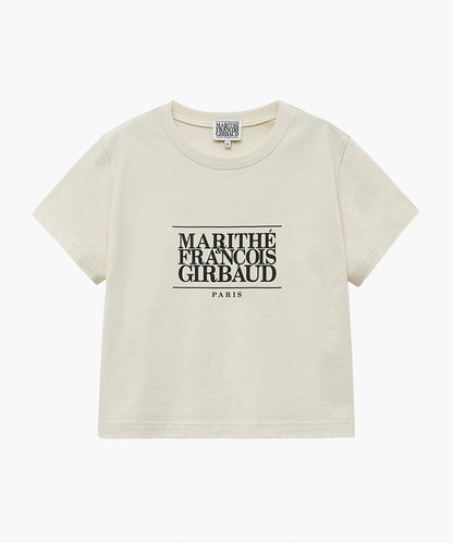 W CLASSIC LOGO CROP TEE