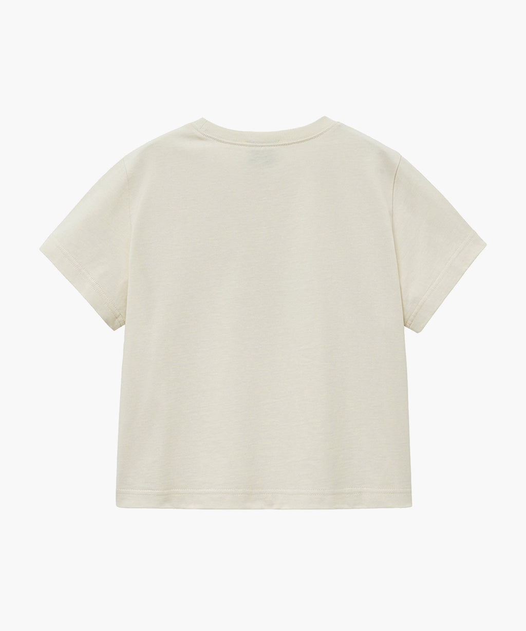 W CLASSIC LOGO CROP TEE