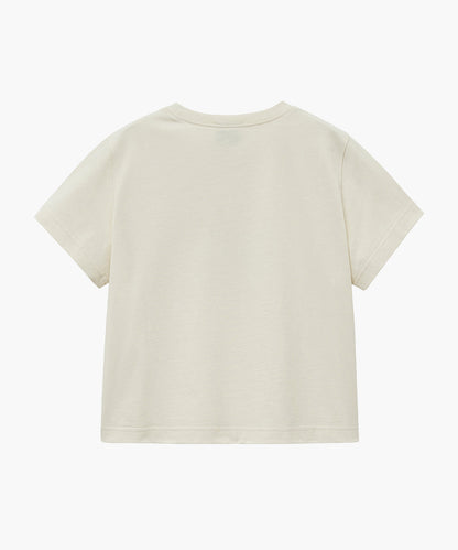 W CLASSIC LOGO CROP TEE