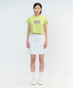 W CLASSIC LOGO CROP TEE