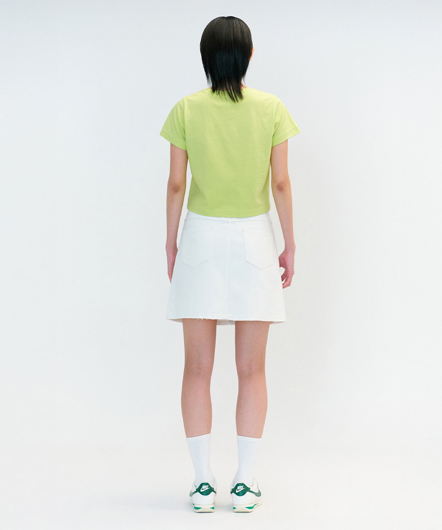 W CLASSIC LOGO CROP TEE
