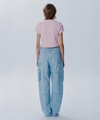 W CLASSIC LOGO CROP TEE