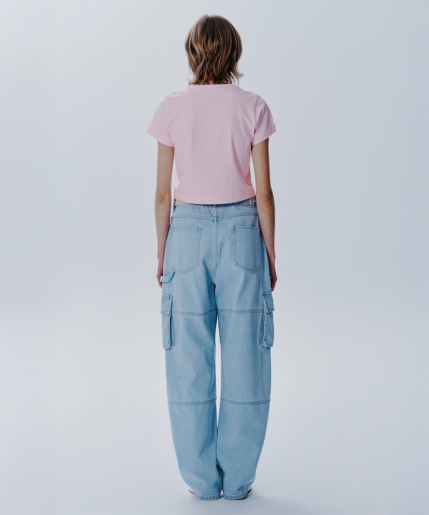 W CLASSIC LOGO CROP TEE