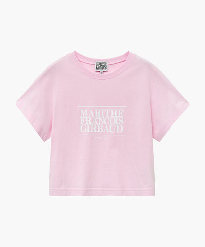 W CLASSIC LOGO CROP TEE