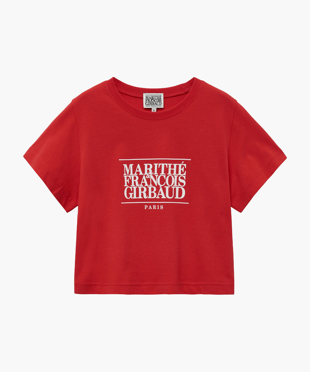 W CLASSIC LOGO CROP TEE