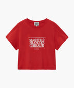 W CLASSIC LOGO CROP TEE