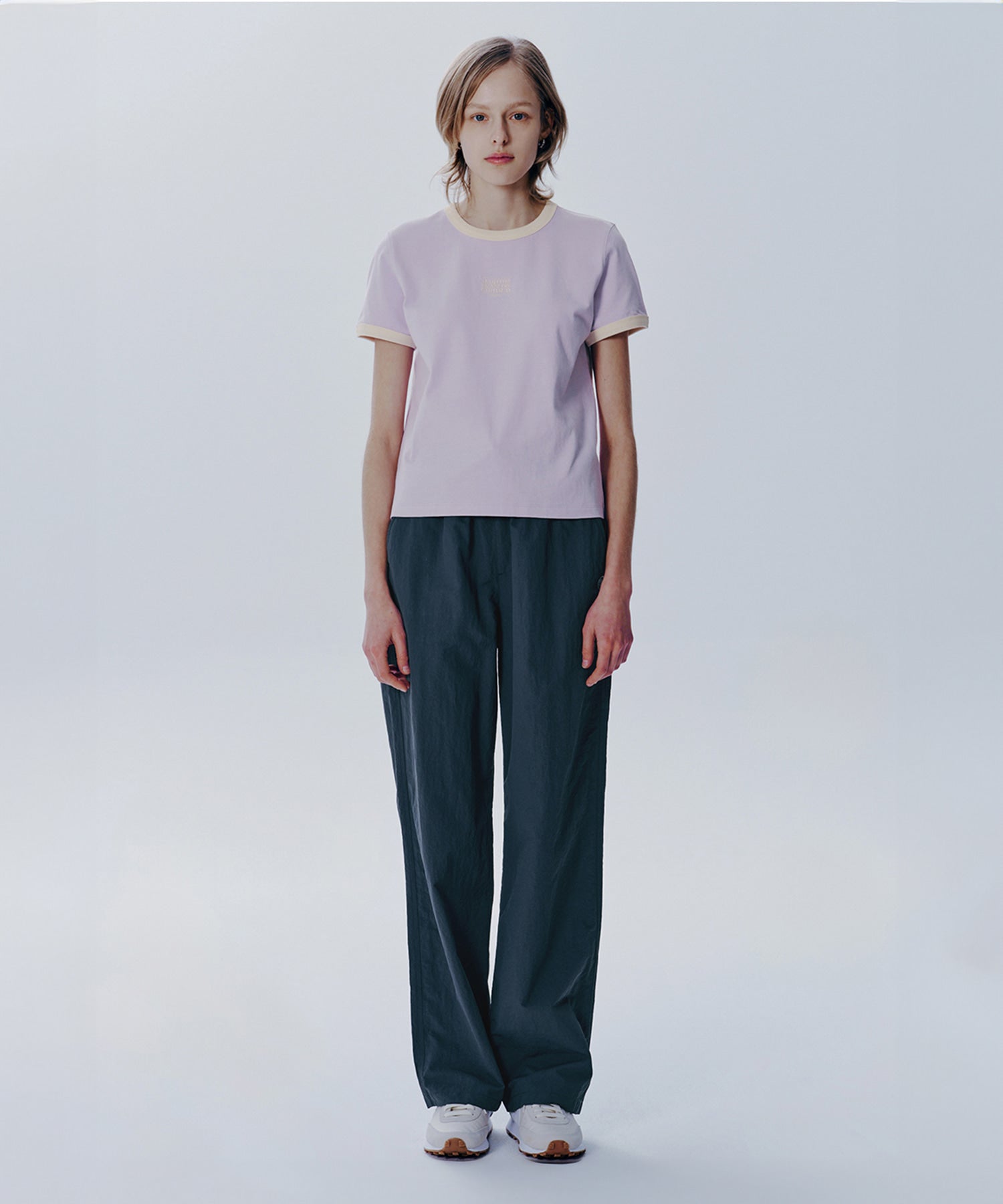 W CLASSIC LOGO RINGER TEE