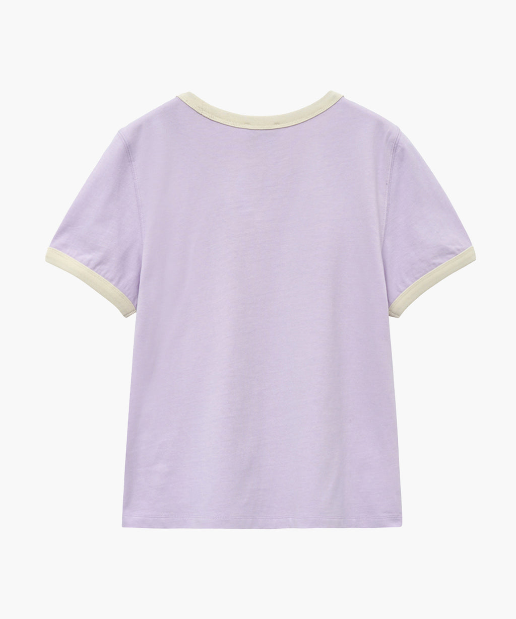 W CLASSIC LOGO RINGER TEE