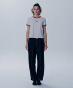 W CLASSIC LOGO RINGER TEE