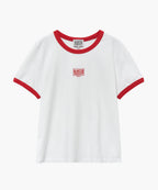 W CLASSIC LOGO RINGER TEE