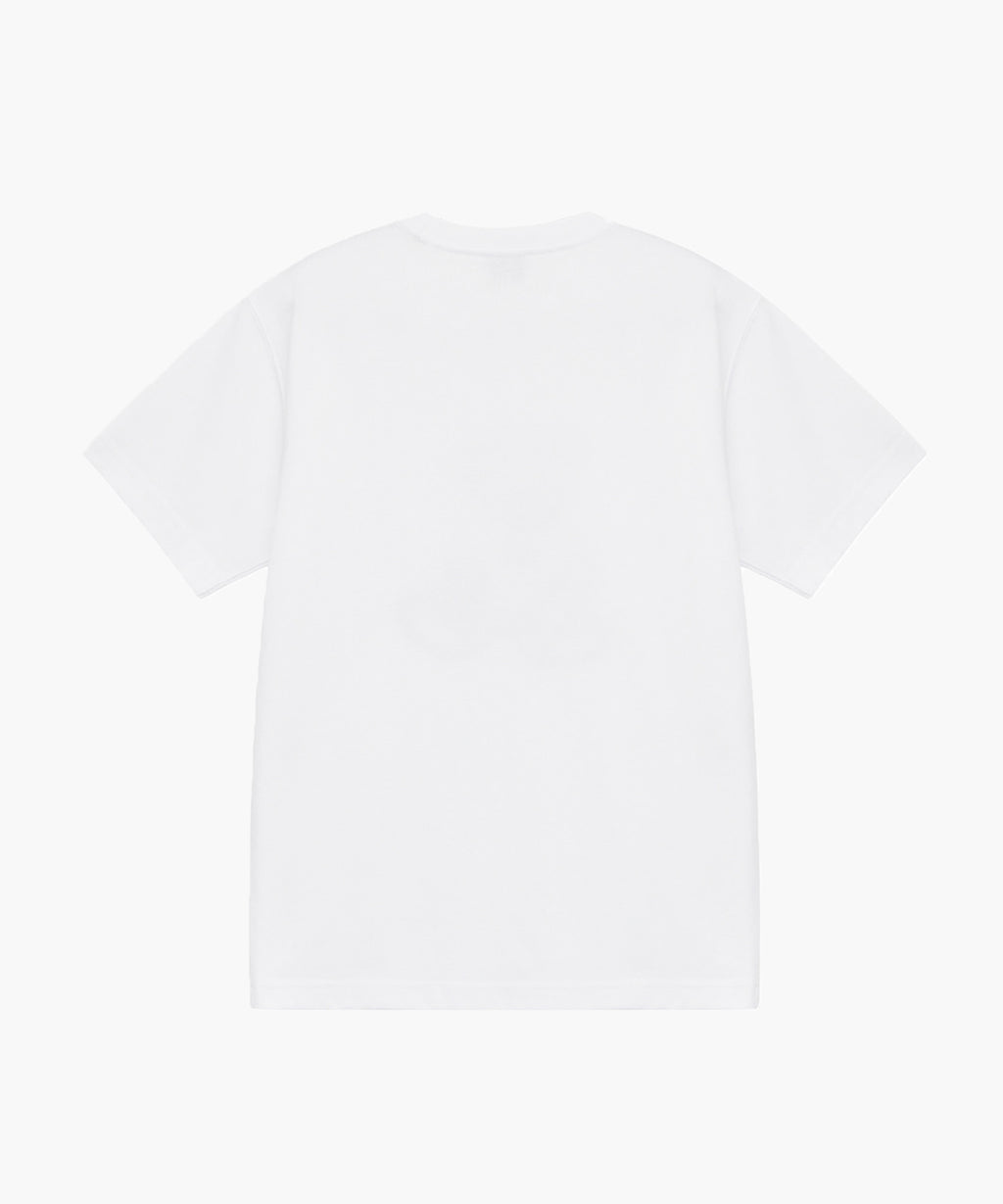 DOODLE BEAR TEE white/black