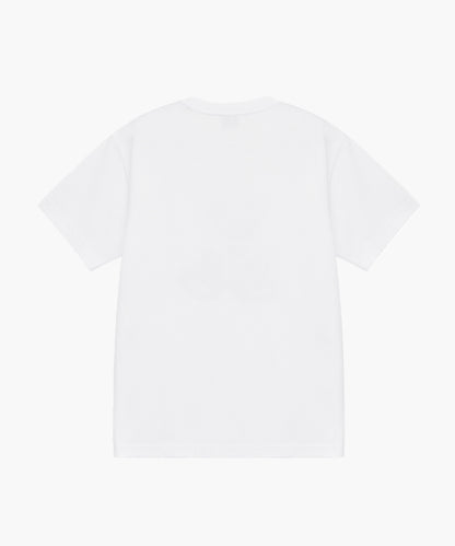 DOODLE BEAR TEE white/black