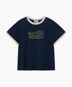 W VINTAGE BASEBALL RINGER TEE